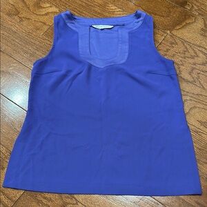 ***SOLD***Trina Turk purple decorative neck Sleeveless Tank Top